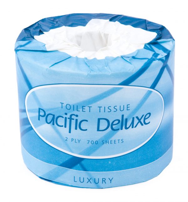 2 Ply Pacific Deluxe 700 Sheet Toilet Rolls